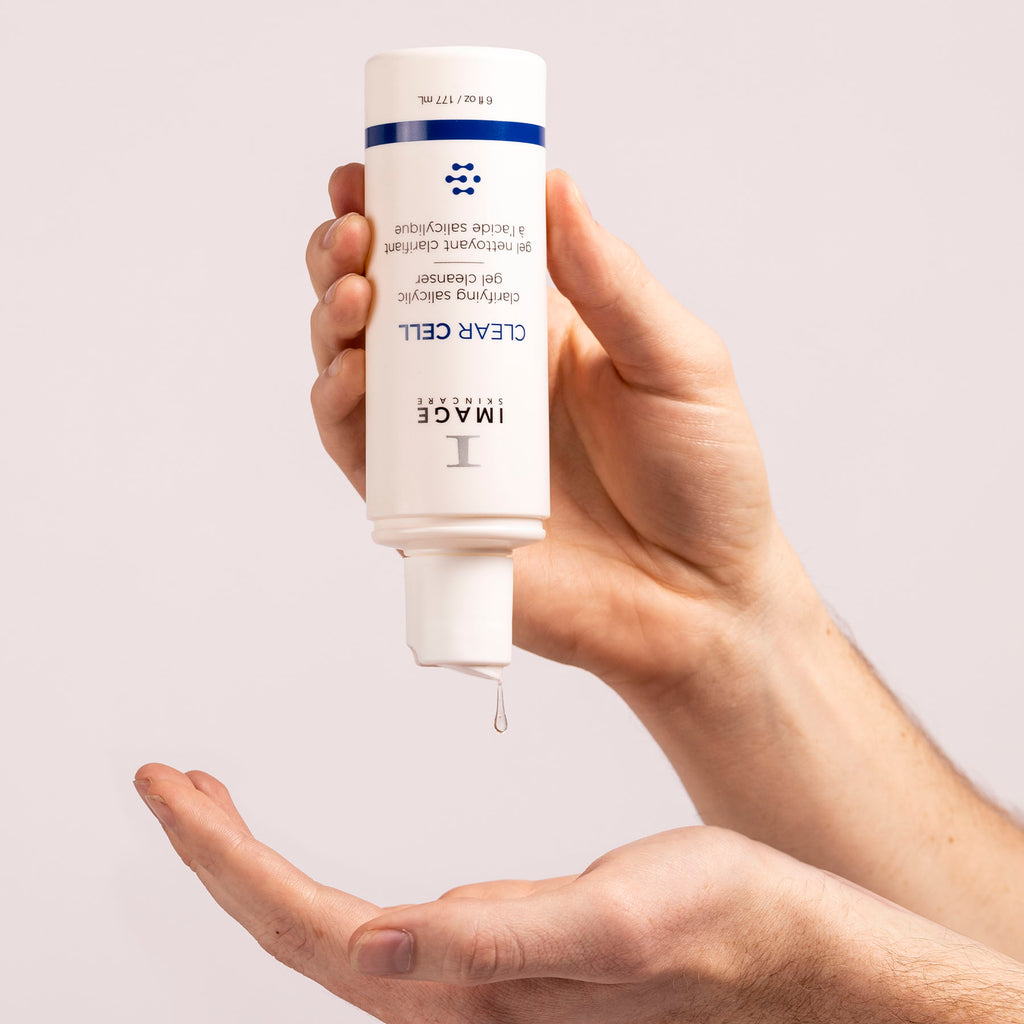 Gel Nettoyant à l’Acide Salicylique CLEAR CELL Image Skincare – Nettoyant purifiant peau acnéique Maison Épiderme Sainte-Hyacinthe
