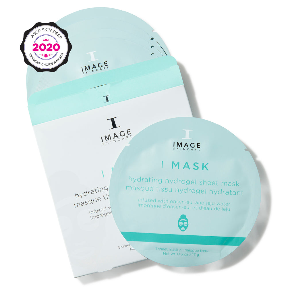 Masque Tissu Hydrogel Hydratant I MASK Image Skincare – Soin hydratant éclat Maison Épiderme Sainte-Hyacinthe