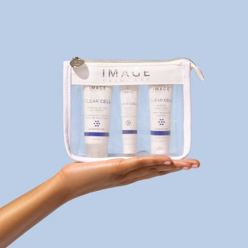 Ensemble Découverte Anti-Imperfections en 3 Étapes CLEAR CELL Image Skincare – Routine purifiante peau acnéique Maison Épiderme Sainte-Hyacinthe