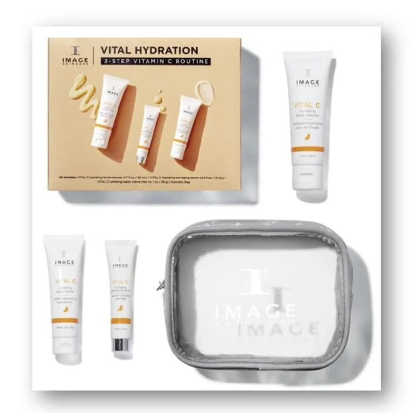 Ensemble Découverte Hydratation en 3 Étapes VITAL C Image Skincare – Routine hydratante éclat Maison Épiderme Sainte-Hyacinthe