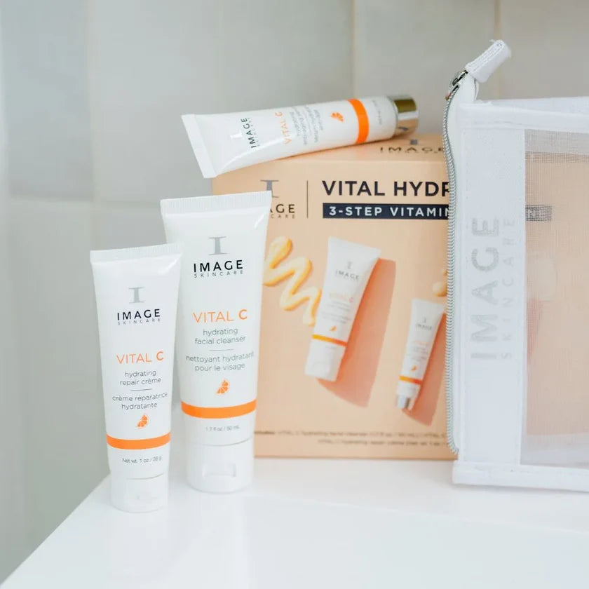 Ensemble Découverte Hydratation en 3 Étapes VITAL C Image Skincare – Routine hydratante éclat Maison Épiderme Sainte-Hyacinthe